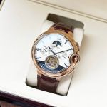 Ballon Bleu de Cartier 44*12mm Mingzhu Automatic Movement 316L Steel Black/White Face Watch
